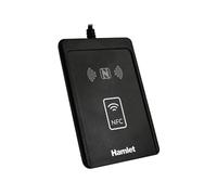 Hamlet huscr-ciep lector de tarjeta inteligente usb usb 2.0 negro