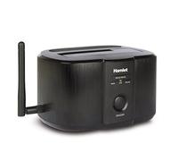 Hamlet HXDDWIFI Caja para Disco Duro Externo 2.5/3.5" Carcasa de Disco Duro/SSD Negro - Disco Duro en Red (2.5/3.5", SATA, Serial ATA II, Serial ATA III, 4 TB, 3.0 (3.1 Gen 1), USB Tipo B, Hembra)