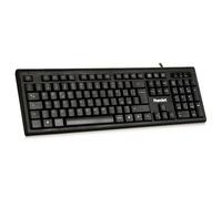 Hamlet Serie 200 Business TASTIERA USB ESTESA con TASTIERINO NUMERICO TASTI SILENZIOSI A Basso PROFILO CAVO 1.8 MT Layout Italiano Black Marca
