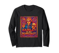 Hamlet My Home Boy Shakespeare Humorístico Lema Meme Manga Larga