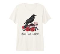 Hamlet Shakespeare Jugar Cita por desgracia, Pobre Yorick! Camiseta Premium
