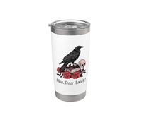 Hamlet Shakespeare Jugar Cita Por desgracia, Pobre Yorick! Vaso térmico de acero inoxidable de doble pared