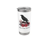 Hamlet Shakespeare Jugar Cita Por desgracia, Pobre Yorick! Vaso térmico de acero inoxidable de doble pared