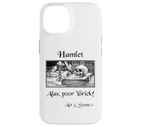 Hamlet Shakespeare Play Hamlet Cita, Alas Pobre Yorick! Carcasa para iPhone 14