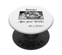 Hamlet Shakespeare Play Hamlet Cita, Alas Pobre Yorick! PopSockets PopGrip Adhesivo