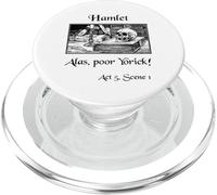 Hamlet Shakespeare Play Hamlet Cita, Alas Pobre Yorick! PopSockets PopGrip para MagSafe