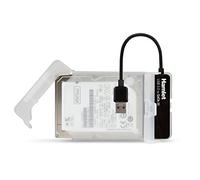 Hamlet XADU3SATA adaptador de cable USB 3.0 Serial ATA III Negro - Adaptador para cable (USB 3.0, Serial ATA III, Male connector / Female connector, 0,165 m, Negro)