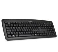 Hamlet xkkita2-u4w-bk teclado oficina usb qwerty inglés negro