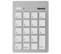 Hamlet XKPADUSV Teclado Numérico USB Silver Blanco
