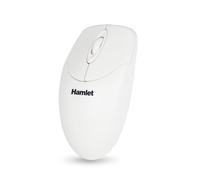 Hamlet xmiceu2wh-oem ratón universal ambidextro usb tipo a Óptico 10