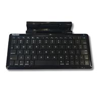 Hamlet XPADKK100BTMS - Teclado con Soporte (Cable USB retráctil), Negro - Teclado QWERTY Inglés