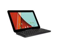 Hamlet Teclado XPADKK100BTMS con soporte (cable USB retráctil) Negro QWERTY inglés