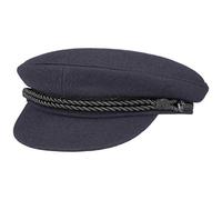 HAMMABURG Black Elbsegler - Gorro de barco con visera, azul, 57