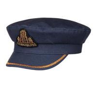 HAMMABURG Gorra Capitan Marinera Unicolor Algodon Unisex Todo el ano