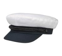 HAMMABURG White Starline Gorra Marinera Algodon Unisex Todo el ano