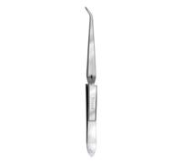 Hammacher Pinzas de soldadura de titanio, curvadas, 160 mm de longitud