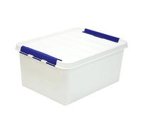 Hammarplast 3191010 Clipbox Smart Store Robust 15 - Caja de plástico con Cierre de Clip, 40 x 30 x 19 cm, 14 L, Color Blanco