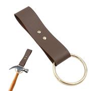 Hammer Belt Holder - Lazo para martillo de 6,22 pulgadas, soporte para herramientas de piel sintética, accesorio resistente al desgaste, diseño duradero, para construcción y uso DIY