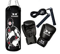 Hammer Boxsack Box- Set Sparring Pro - Saco Pesados de Boxeo, Color Negro, Talla única
