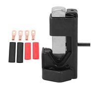 Hammer Crimper for 8AWG to 3/0 AWG Battery Cable, Wireless Lug Crimping Tool with Copper Ring Terminals and Heat Shrink Tubes for Automotive Marine Electrical Repairs