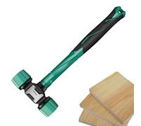 Hammer de goma - Hammer de pisos | PP Mallet suave de doble cara con mango de agarre ergonómico | Accesorios de mazos no deslizantes para acampar, carpintería, estacas de, pisos