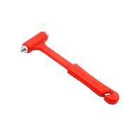 Hammer de seguridad para automóviles - Road Hammer 2 en 1, cortador de cinturón de seguridad integrado, herramienta de emergencia manual por vehículo | Martillo con punta de acero templado para aleta