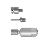 Hammer Drill Adapter, 3 Piece Conversion Set, Cordless Wrench Connector with Long Reach, Electric Driving Aid with Compact Build, Workshop Garage Accessory for Car and Inspection