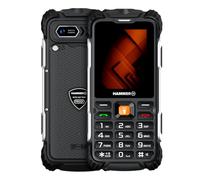 Hammer H Forge LTE Teléfono móvil para Exteriores, sin Contrato, con botón pulsador, 32 GB, batería de 2300 mAh, Pantalla IPS de 2,4", Linterna, IP68, Radio FM, 3,5 mm, 2 MP, Puerto USB-C, Dual-SIM
