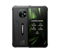 Hammer H Ranger Teléfono móvil para Exteriores, Smartphone, 4G LTE, 6 GB/256 GB, 5000 mAh, Pantalla de 6', Angular de 50 MP, IP69, Gorilla Glass 5, NFC, biometría, Conector de 3,5 mm, Dual-SIM, eSIM