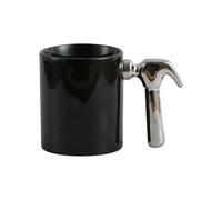 Hammer Handle Coffee Mug, 350ml Ceramic Funny Cup, Artistic Coffee Drinkware for Birthday Christmas Thanksgiving Present Husband Dad Home Kitchen Office Bar Gift Idea