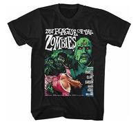 Hammer Horror Plague of The Zombies Black Adult Short Sleeves Mens T Shirt Black L
