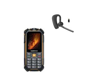 Hammer Pack Hammer Boost LTE 2 + Cleyver Nomad UC Teléfono móvil 4G resistente al agua y polvo con cámara de 2 MP con flash LED y auricular Bluetooth