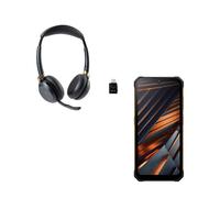 Hammer Pack Hammer Iron Va 4G + Cleyver Nomad 95 UC Modular Smartphone robusto con batería de 6500 mAh, Android 14 y auricular Bluetooth con reducción de