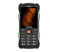 Hammer Power Plus Teléfono móvil para exteriores sin contrato, batería de 3000 mAh, 32 GB, pantalla IPS de 2,8", botones grandes, linterna, cámara de 2 MP, radio FM, USB-C, doble SIM, IP68/MIL-STD-810