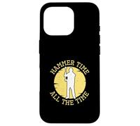 Hammer Time All The Time: Divertido capataz del Gerente de construcción Carcasa para iPhone 16 Pro