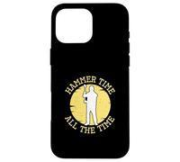 Hammer Time All The Time: Divertido capataz del Gerente de construcción Carcasa para iPhone 16 Pro MAX
