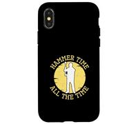 Hammer Time All The Time: Divertido capataz del Gerente de construcción Carcasa para iPhone X/XS