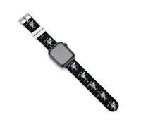 Hammer Time Hammerhead Shark - Correas de repuesto de silicona para reloj Apple Watch, 42mm/44mm, Acero inoxidable, Amatista