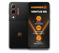 Movil rugerizado hammer ventus 5g 8 - 256gb negro (TLHAVEN256B)