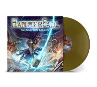Hammerfall 'Avenge The Fallen' LP Vinilo dorado macizo. - Nuevo y Sellado
