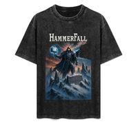 Hammerfall Chapter V Unbent Unbowed Unbroken Mens T-Shirt Black Unisex Top tee L