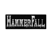 HammerFall Heavy Metal parche patch bordado con logotipo para planchar de hierro en apliques