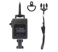 Hammerhead Industries RT - 34112 Gearkeeper (R) Heavy Duty retráctil CB Soporte de micrófono con Heavy Duty mosquetón, Negro