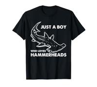 Hammerhead Shark Boy Ocean Animal Amante de los Animales del Mar para niños Camiseta
