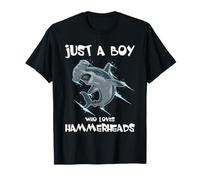 Hammerhead Shark Boy Ocean Animal Amante de los Animales del Mar para niños Camiseta