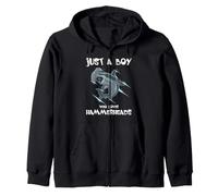 Hammerhead Shark Boy Ocean Animal Amante de los Animales del Mar para niños Sudadera con Capucha