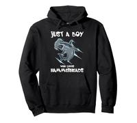 Hammerhead Shark Boy Ocean Animal Amante de los Animales del Mar para niños Sudadera con Capucha