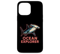 Hammerhead Shark Ocean Explorer Surf's Up Playa para hombre Carcasa para iPhone 13 Pro Max