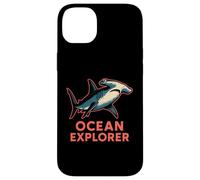 Hammerhead Shark Ocean Explorer Surf's Up Playa para hombre Carcasa para iPhone 14 Plus