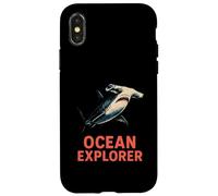 Hammerhead Shark Ocean Explorer Surf's Up Playa para hombre Carcasa para iPhone X/XS